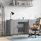 vidaXL Desk 140x50x75 cm engineered wood white