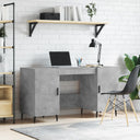 vidaXL Bureau 140x50x75 cm bewerkt hout wit
