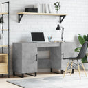 vidaXL Bureau 140x50x75 cm bewerkt hout wit