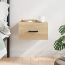 vidaXL Nachtkastje wandgemonteerd 35x35x20 cm wit