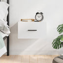 vidaXL Wall-Mounted Nightstand 35x35x20 cm White
