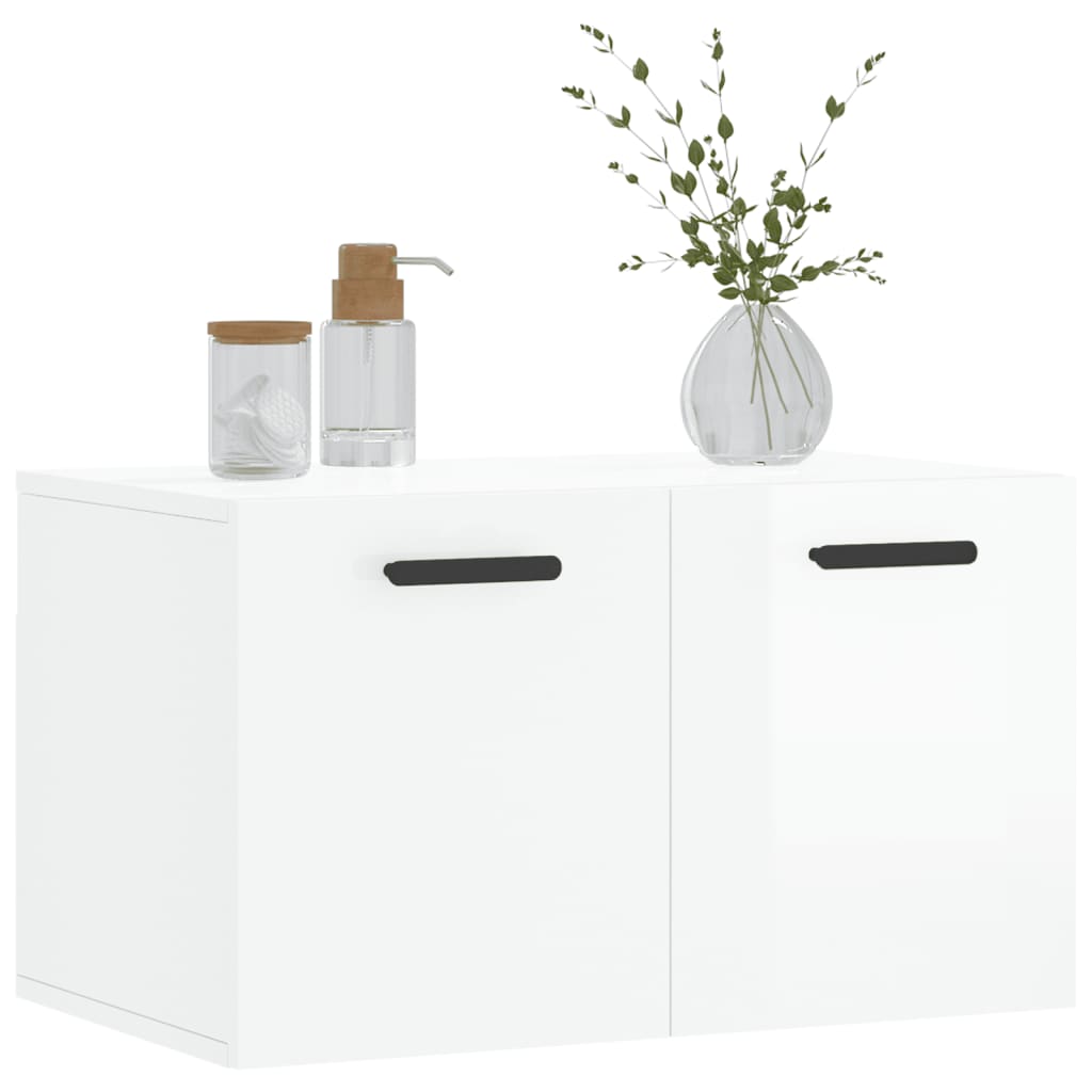 vidaXL Wall Cabinet 60x36.5x35 cm engineered wood white
