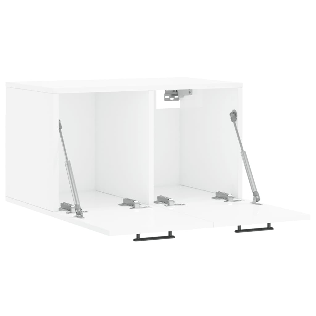 vidaXL Wall Cabinet 60x36.5x35 cm engineered wood white