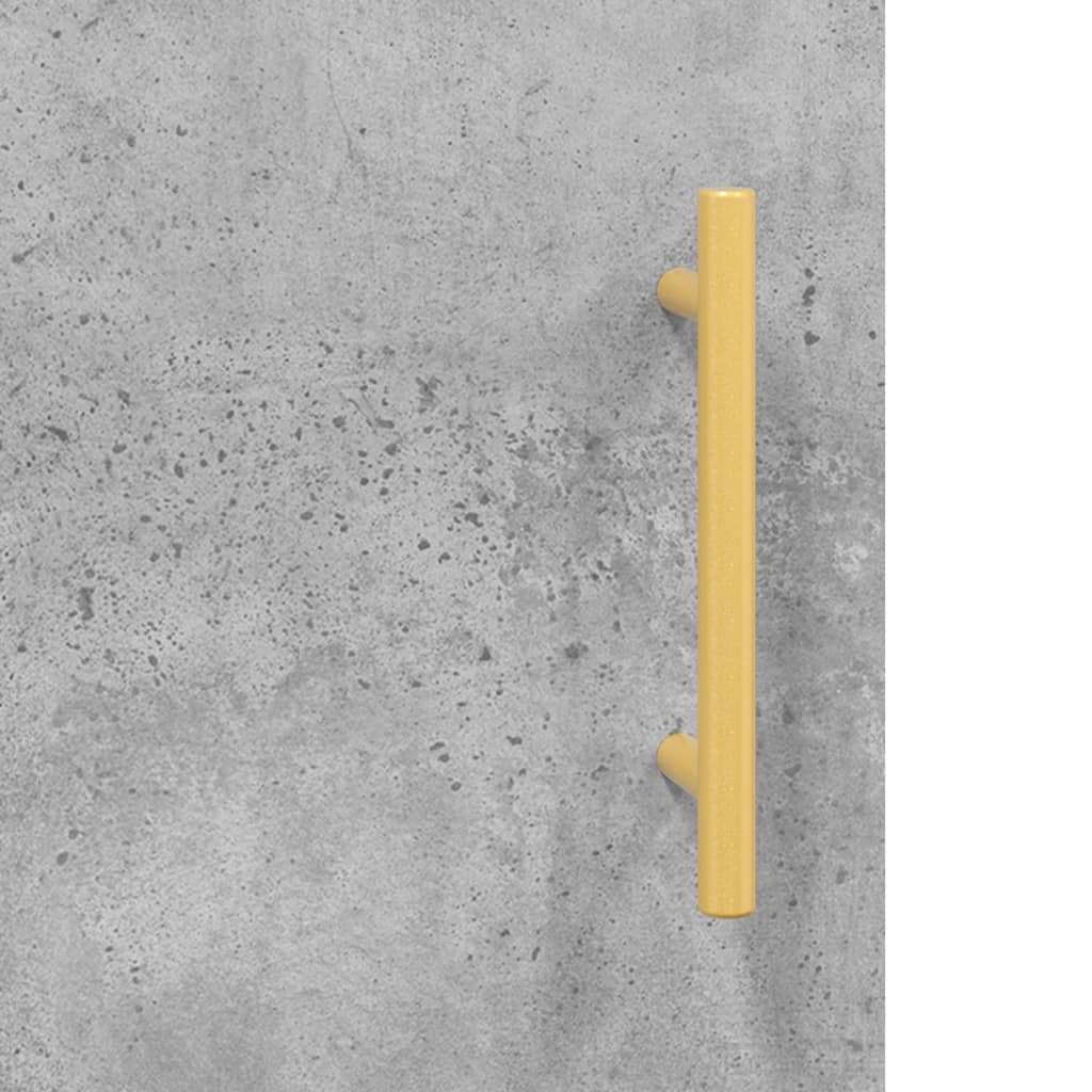 vidaXL Sideboard 69.5x34x90 cm engineered wood concrete grey