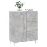 vidaXL Sideboard 69.5x34x90 cm engineered wood concrete grey