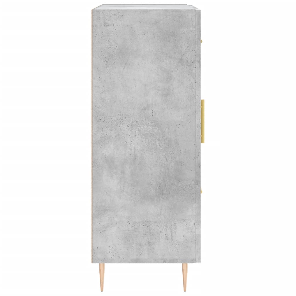 vidaXL Sideboard 69.5x34x90 cm engineered wood concrete grey