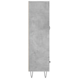 vidaXL Hoge kast 69,5x31x115 cm bewerkt hout wit