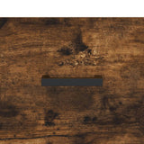 vidaXL Hoge kast 69,5x31x115 cm bewerkt hout wit