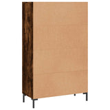 vidaXL Hoge kast 69,5x31x115 cm bewerkt hout wit
