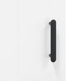 vidaXL Hoge kast 69,5x31x115 cm bewerkt hout wit