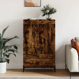 vidaXL Hoge kast 69,5x31x115 cm bewerkt hout wit