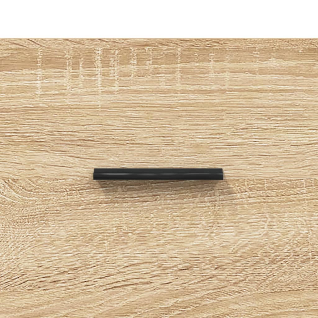 vidaXL Hoge kast 69,5x31x115 cm bewerkt hout wit