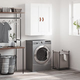 vidaXL Wall Cabinet 69.5x34x90 cm Engineered Wood White