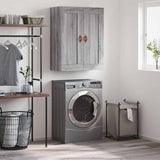 vidaXL Wall Cabinet 69.5x34x90 cm Engineered Wood White