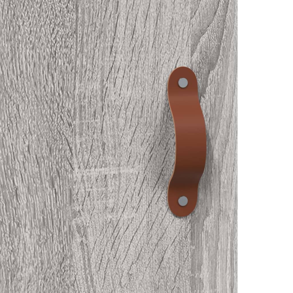 vidaXL Dressoir 34,5x34x90 cm bewerkt hout wit