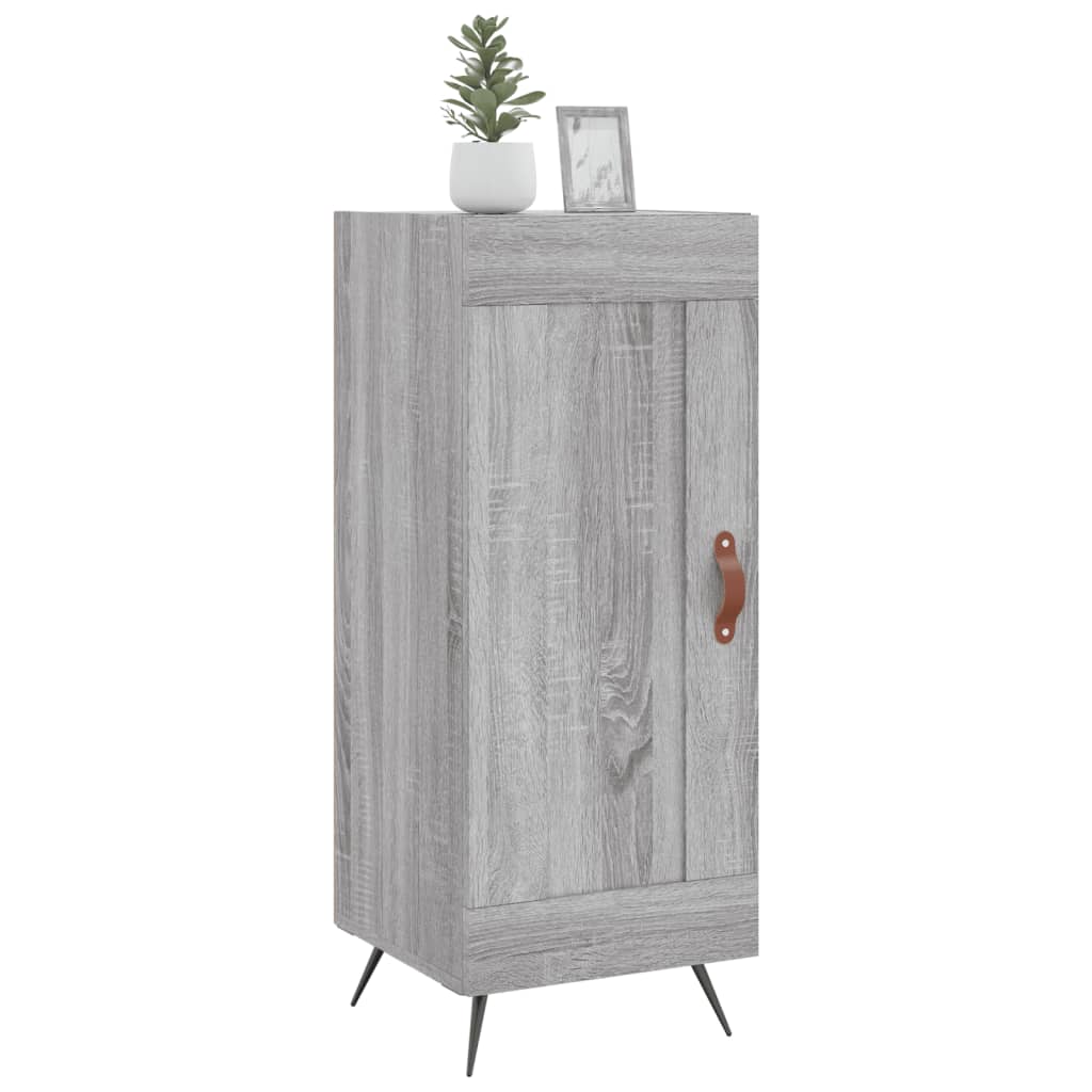 vidaXL Dressoir 34,5x34x90 cm bewerkt hout wit