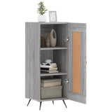 vidaXL Dressoir 34,5x34x90 cm bewerkt hout wit