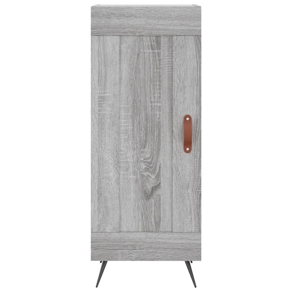 vidaXL Dressoir 34,5x34x90 cm bewerkt hout wit
