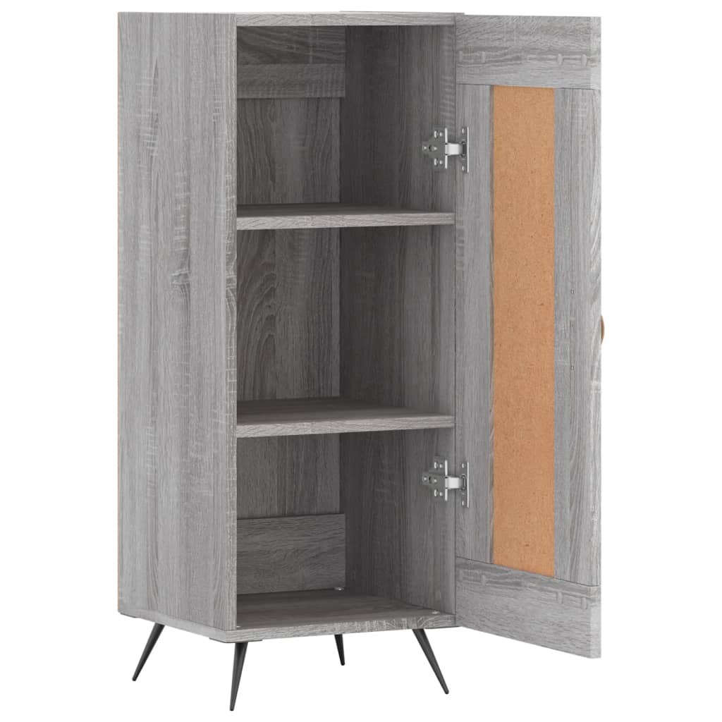 vidaXL Dressoir 34,5x34x90 cm bewerkt hout wit