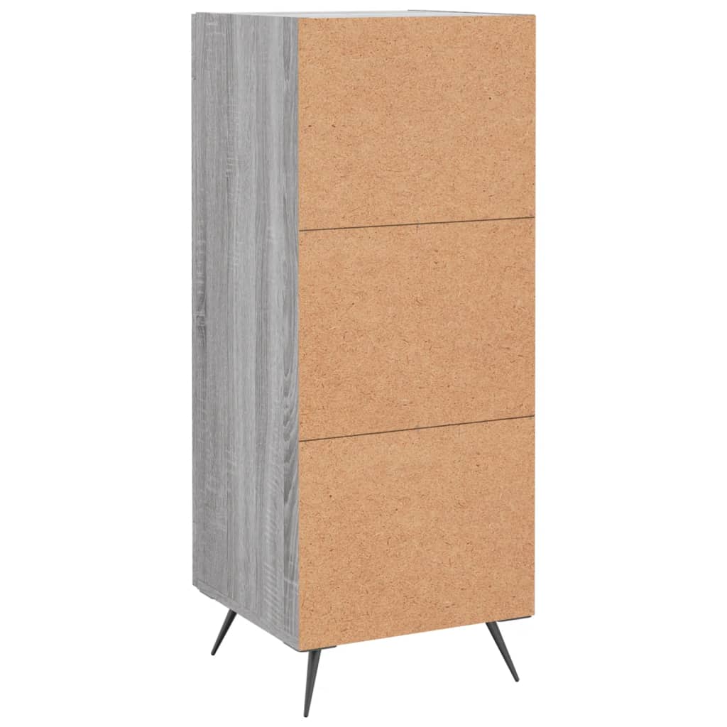 vidaXL Dressoir 34,5x34x90 cm bewerkt hout wit