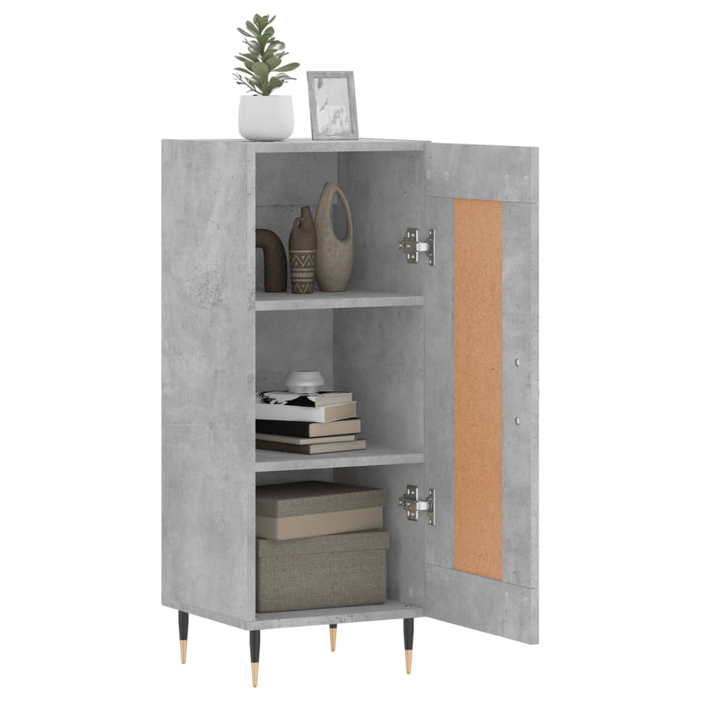 vidaXL Dressoir 34,5x34x90 cm bewerkt hout wit
