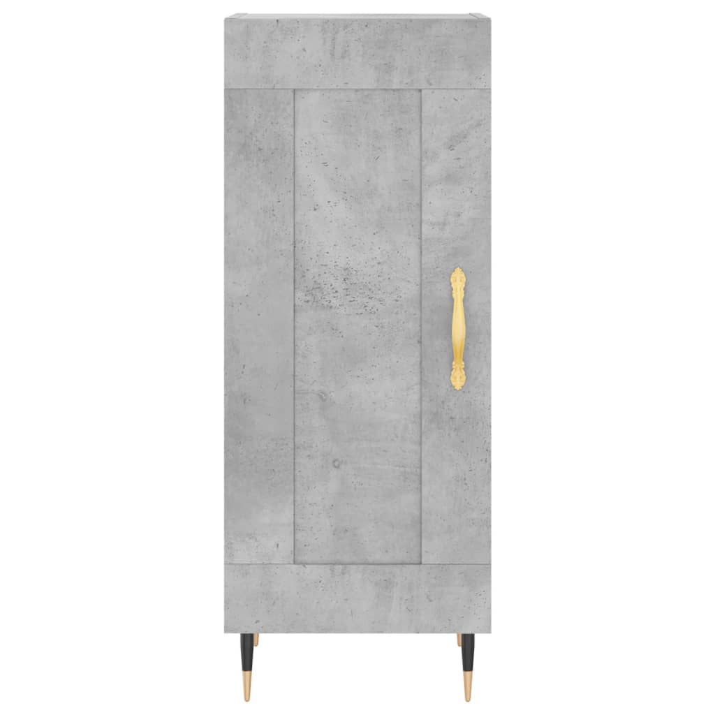 vidaXL Dressoir 34,5x34x90 cm bewerkt hout wit