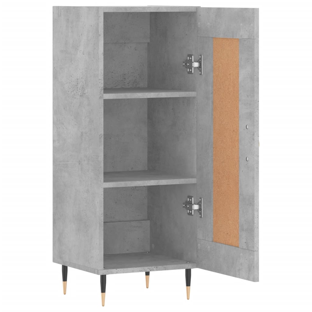vidaXL Dressoir 34,5x34x90 cm bewerkt hout wit