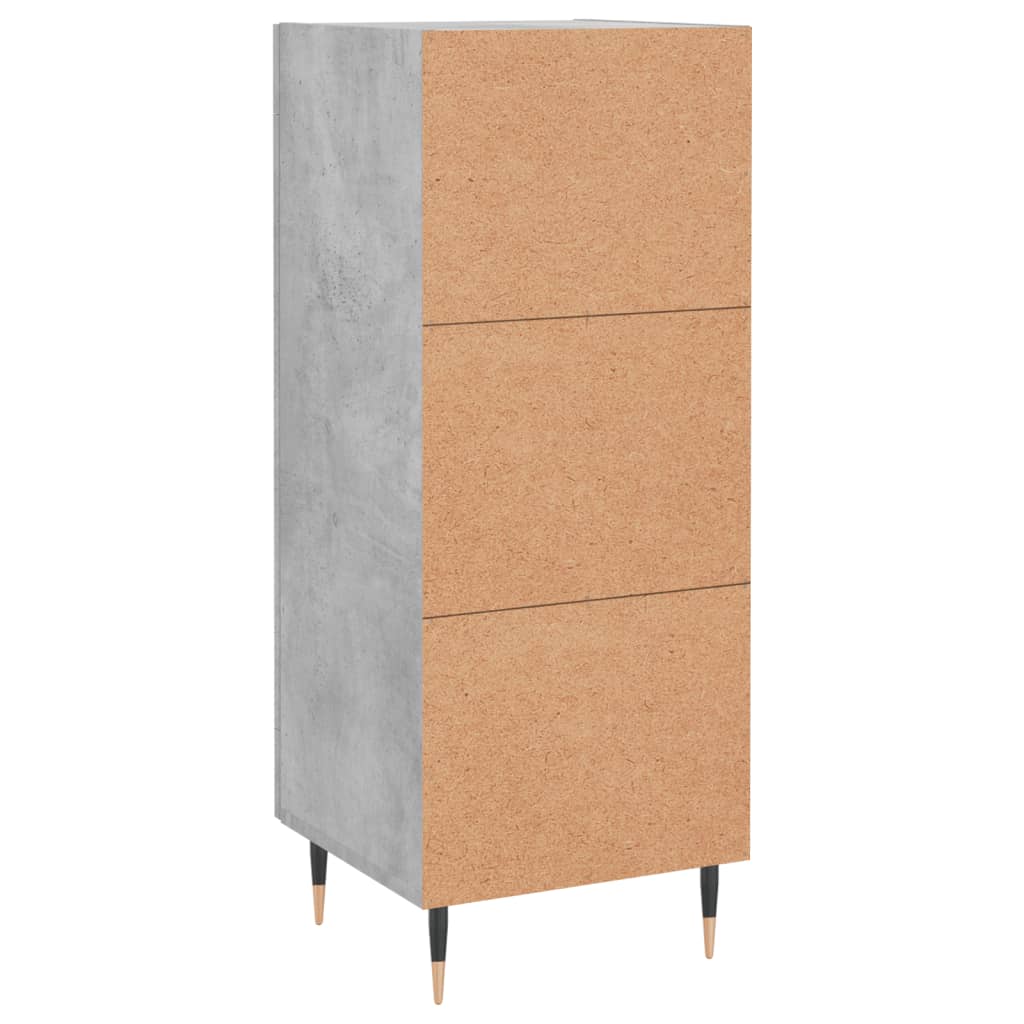 vidaXL Dressoir 34,5x34x90 cm bewerkt hout wit