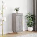 vidaXL Dressoir 34,5x34x90 cm bewerkt hout wit