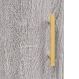 vidaXL Dressoir 34,5x34x90 cm bewerkt hout betongrijs