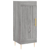 vidaXL Dressoir 34,5x34x90 cm bewerkt hout betongrijs
