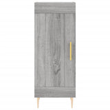 vidaXL Dressoir 34,5x34x90 cm bewerkt hout betongrijs