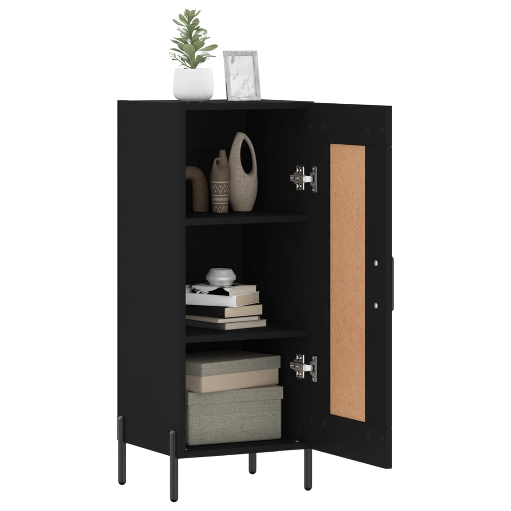 vidaXL Dressoir 34,5x34x90 cm bewerkt hout wit