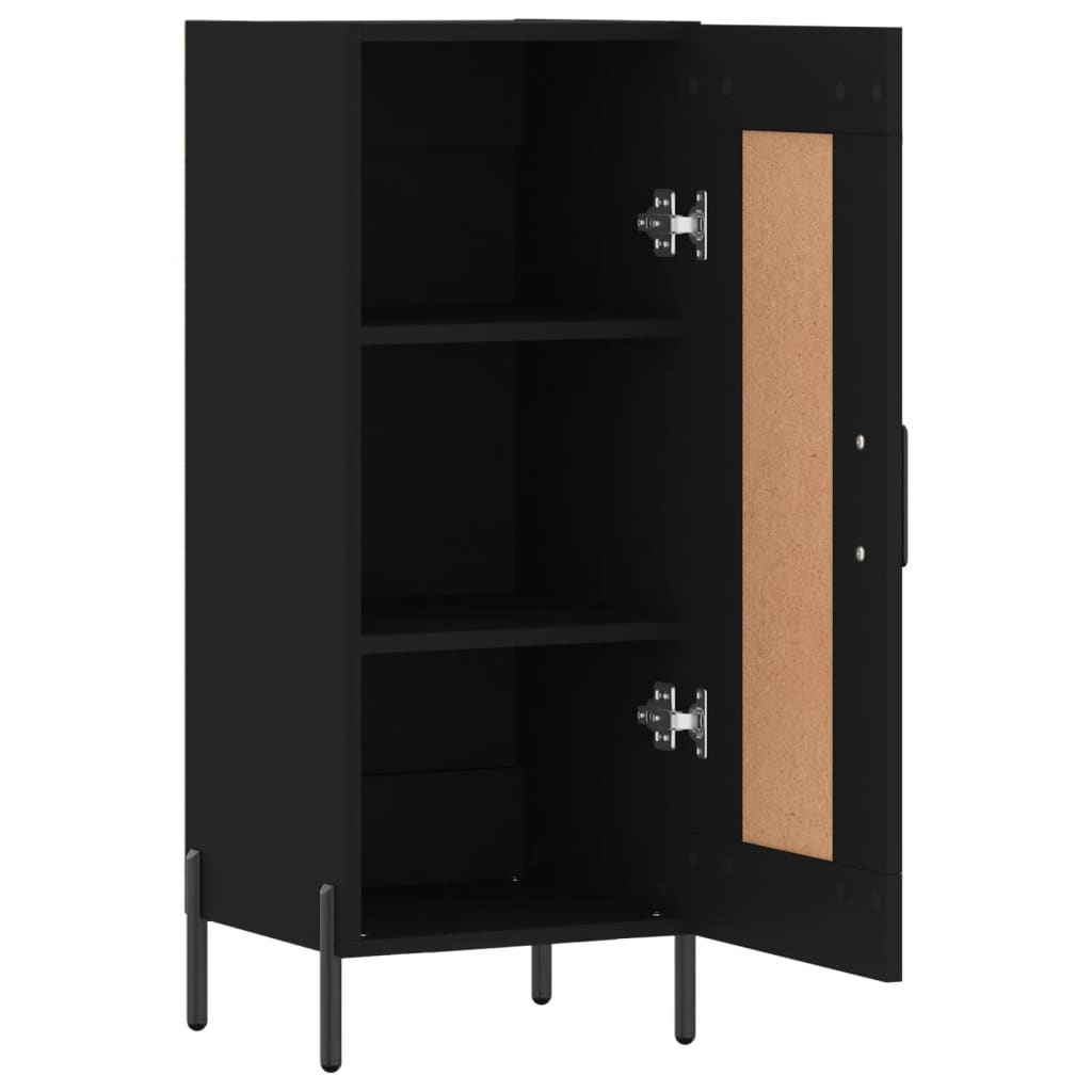 vidaXL Dressoir 34,5x34x90 cm bewerkt hout wit
