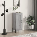 vidaXL Dressoir 34,5x34x90 cm bewerkt hout wit