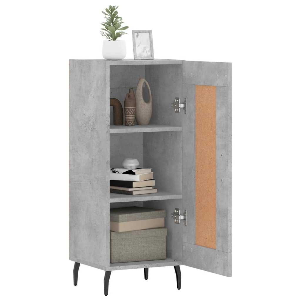 vidaXL Dressoir 34,5x34x90 cm bewerkt hout wit