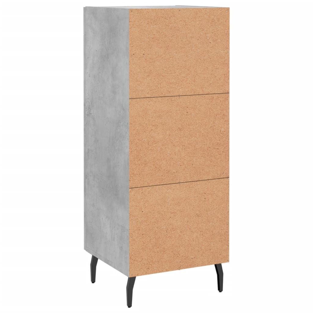 vidaXL Dressoir 34,5x34x90 cm bewerkt hout wit