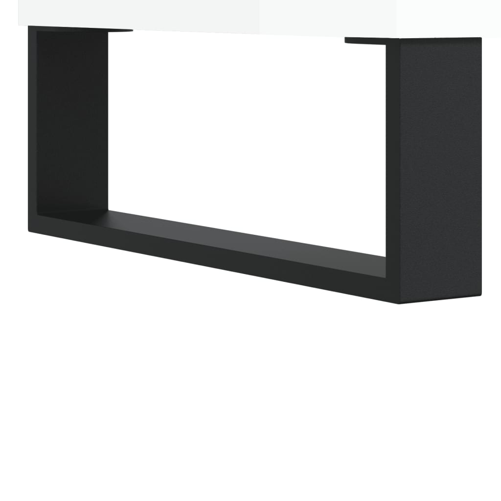 vidaXL Dressoir 34,5x34x90 cm bewerkt hout wit