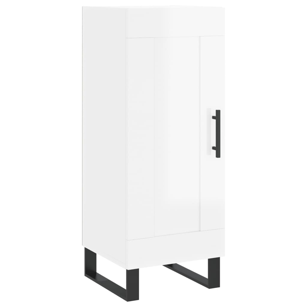 vidaXL Dressoir 34,5x34x90 cm bewerkt hout wit