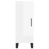 vidaXL Dressoir 34,5x34x90 cm bewerkt hout wit
