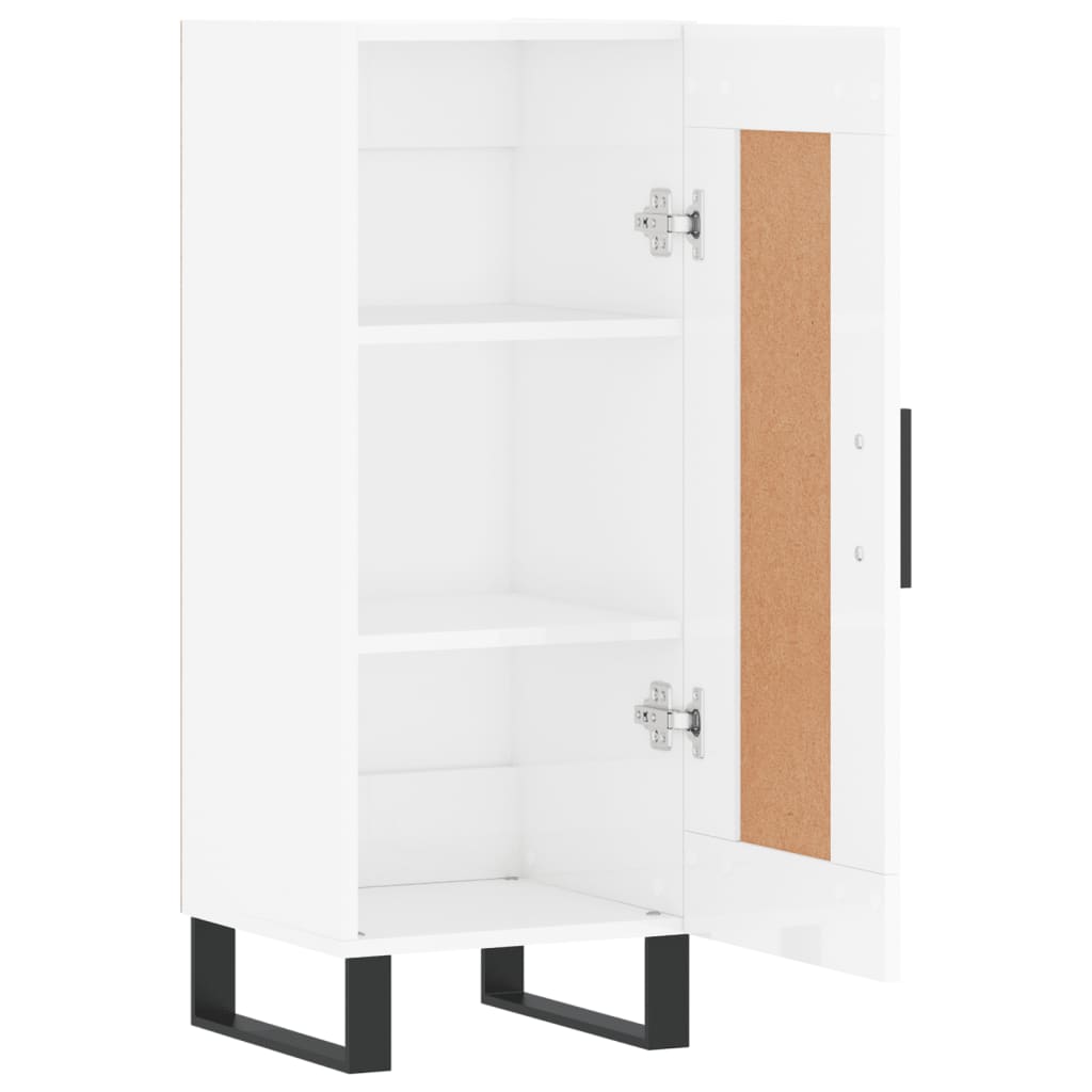 vidaXL Dressoir 34,5x34x90 cm bewerkt hout wit