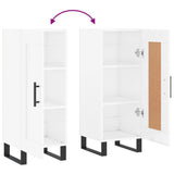 vidaXL Dressoir 34,5x34x90 cm bewerkt hout wit