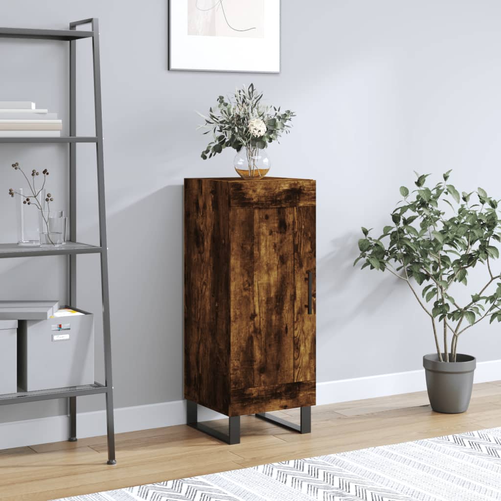 vidaXL Dressoir 34,5x34x90 cm bewerkt hout wit