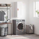 vidaXL Wall Cabinet 34.5x34x90 cm Engineered Wood White