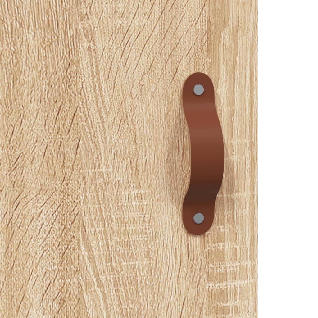 vidaXL Wall Cabinet 34.5x34x90 cm Engineered Wood White