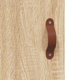 vidaXL Wall Cabinet 34.5x34x90 cm Engineered Wood White