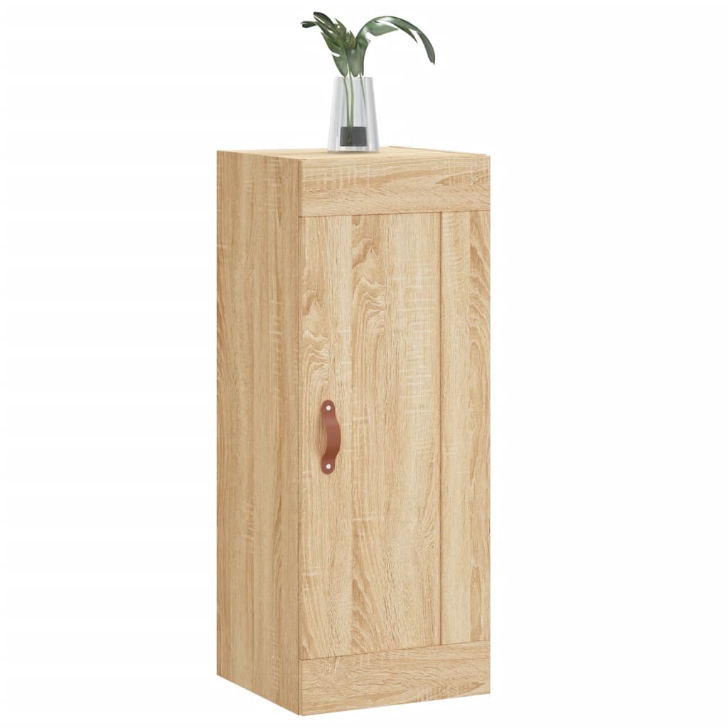 vidaXL Wall Cabinet 34.5x34x90 cm Engineered Wood White