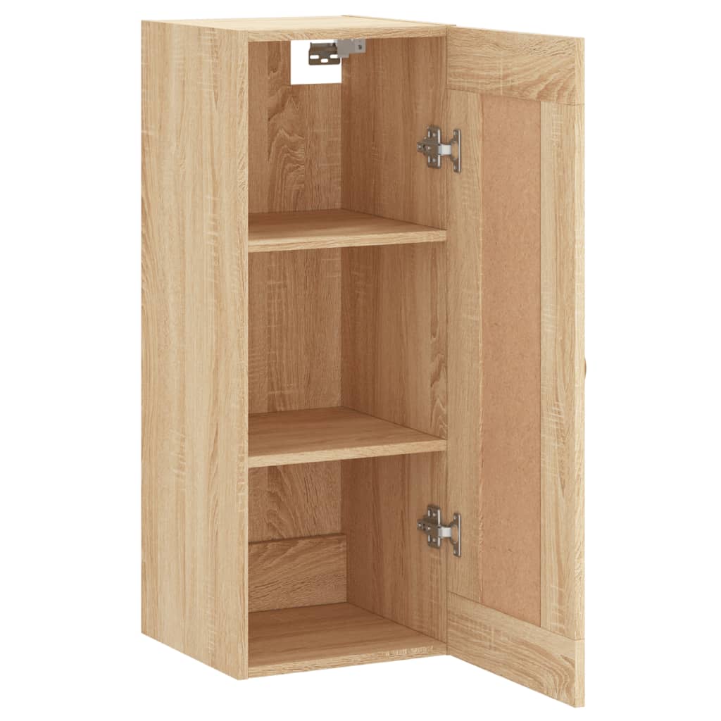 vidaXL Wall Cabinet 34.5x34x90 cm Engineered Wood White