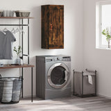 vidaXL Wall Cabinet 34.5x34x90 cm Engineered Wood White