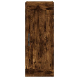 vidaXL Wandkast 34,5x34x90 cm bewerkt hout hoogglans wit